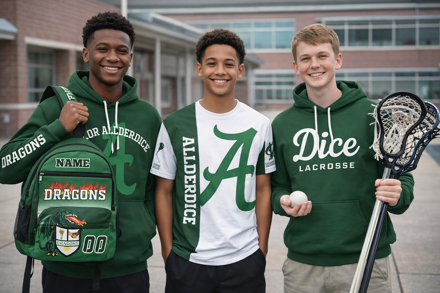 Allderdice High School Custom Made Revolution Apparel