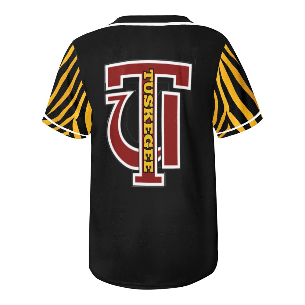 Tuskegee Jersey Blk/Tiger Print