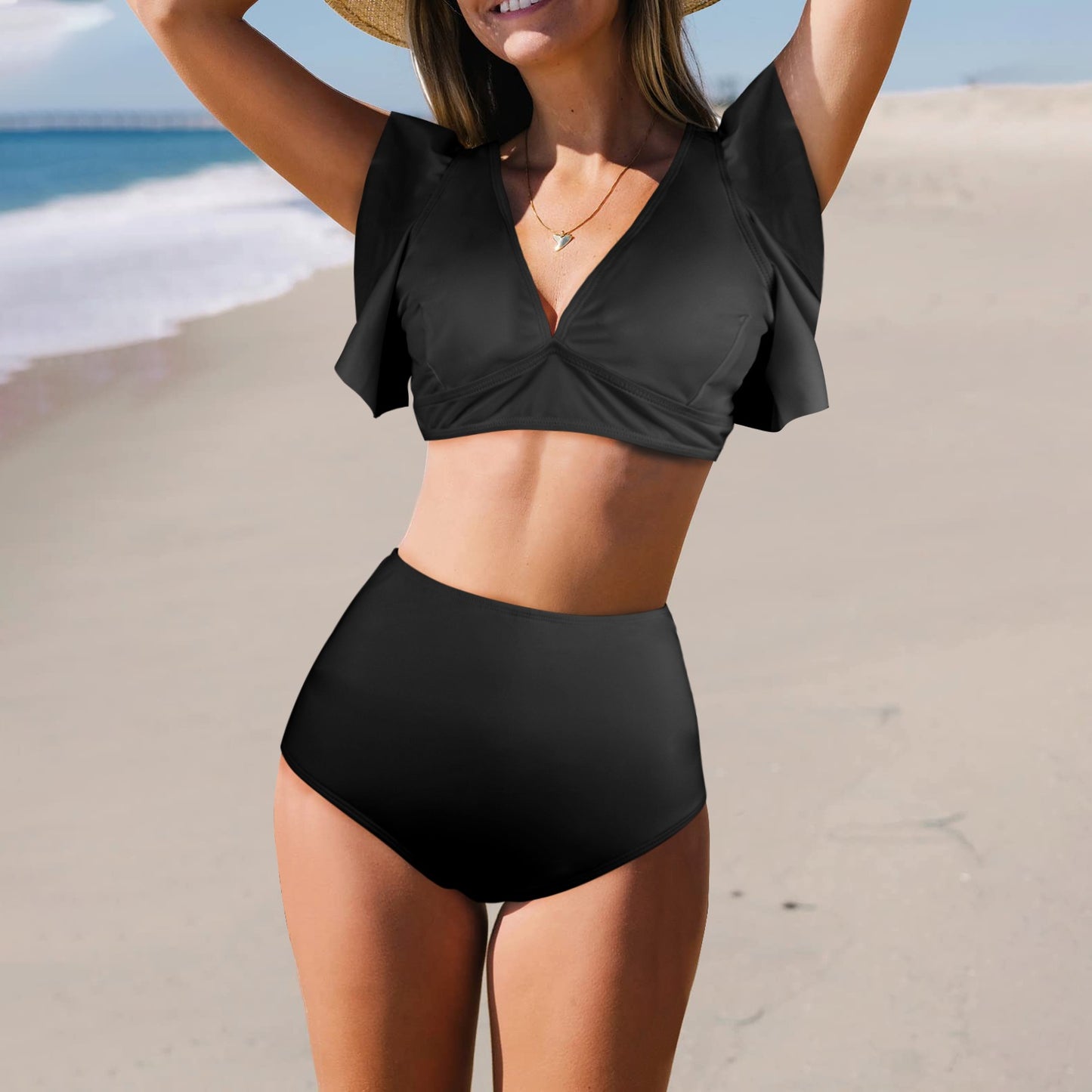 CMR Ruffled Sleeve Bikini