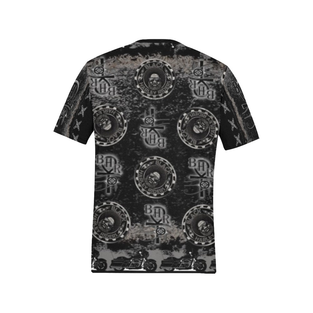 BHR Tee Blk Bandana Print