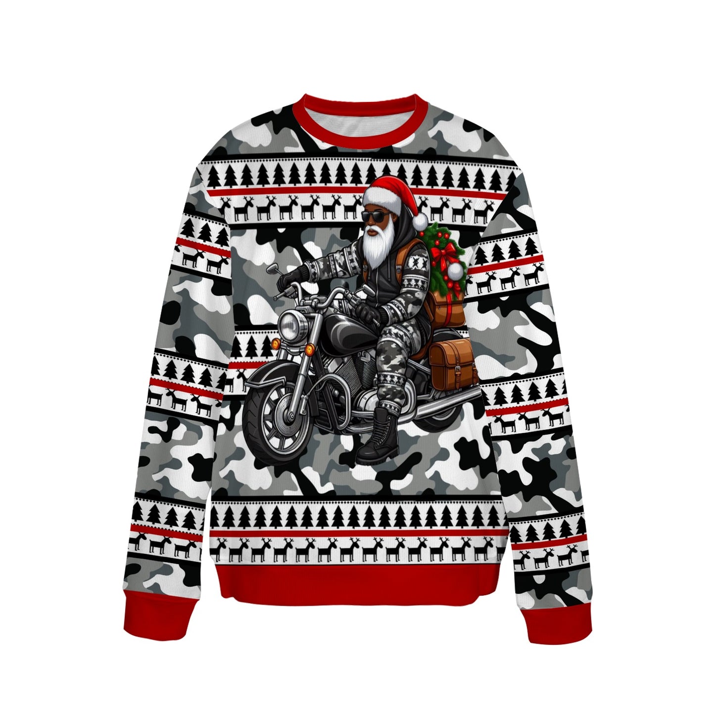 RR Christmas Ribed Acrylic Mock Sweater RR Ryder