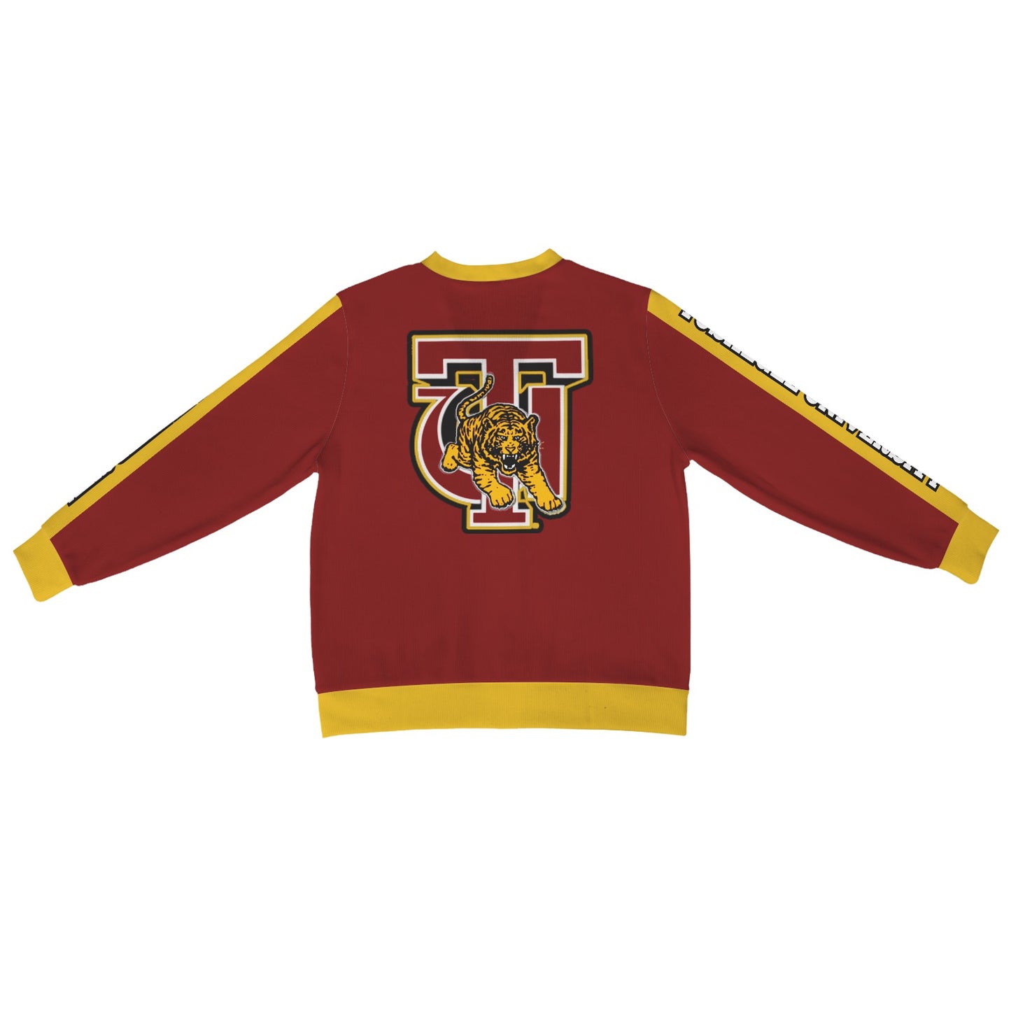 Tuskegee Mens Poly Cardigan - Crimson