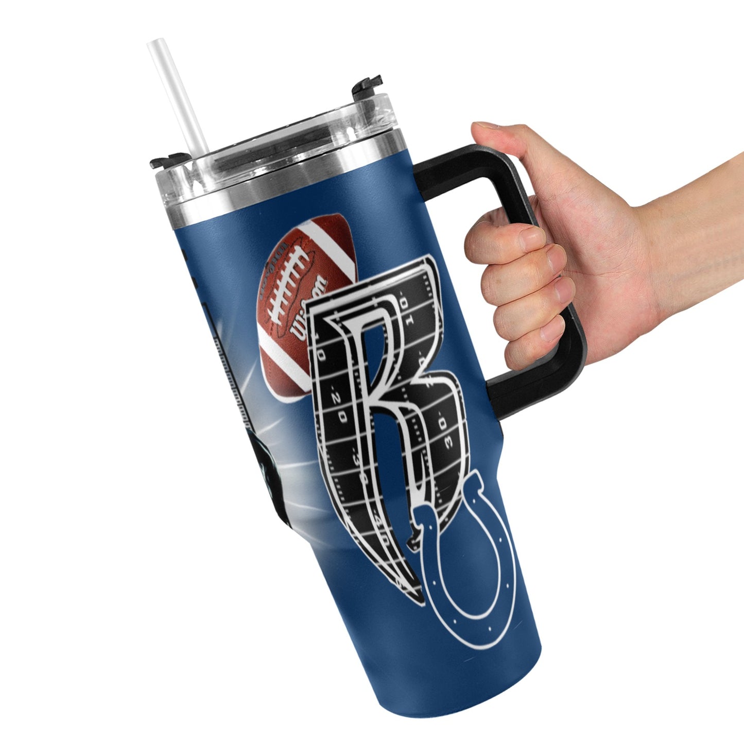 RR COLTS 40OZ STAINLESS STEEL TUMBLER 2025