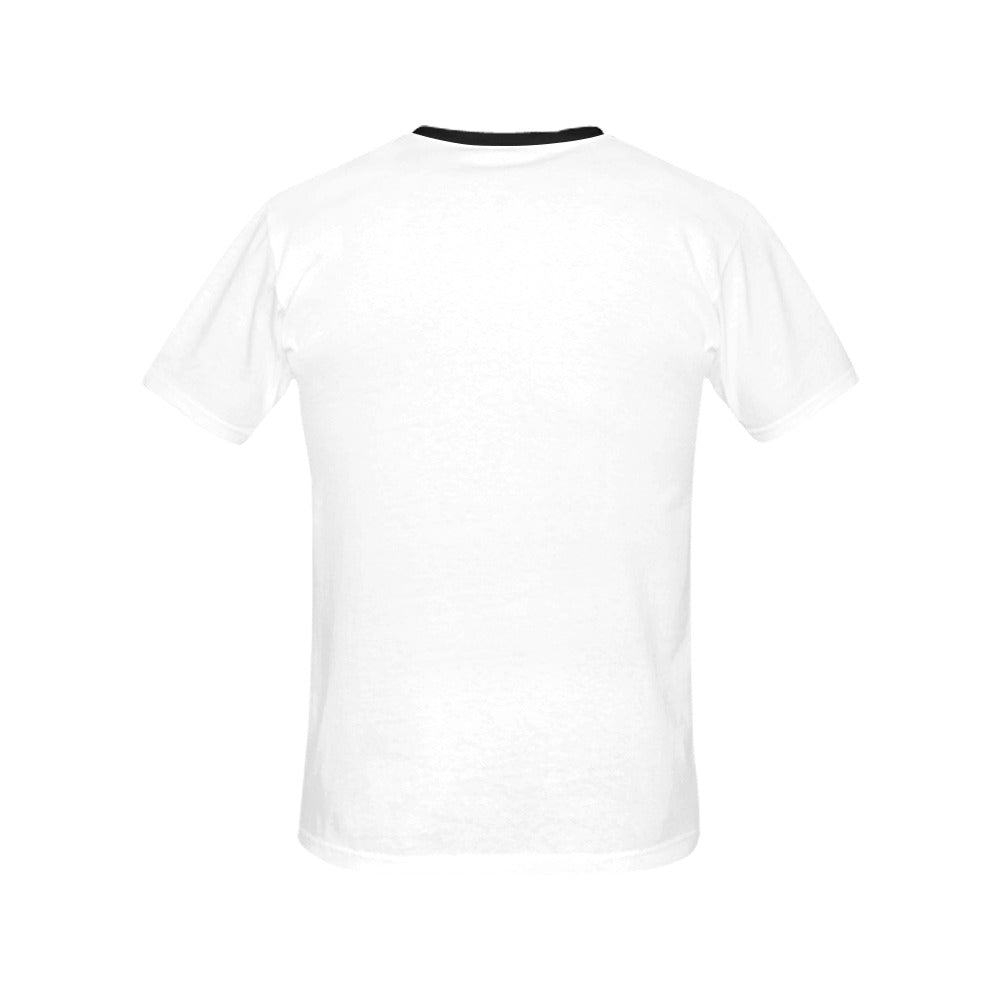 Wolverines Mom Tee White Womens Cut