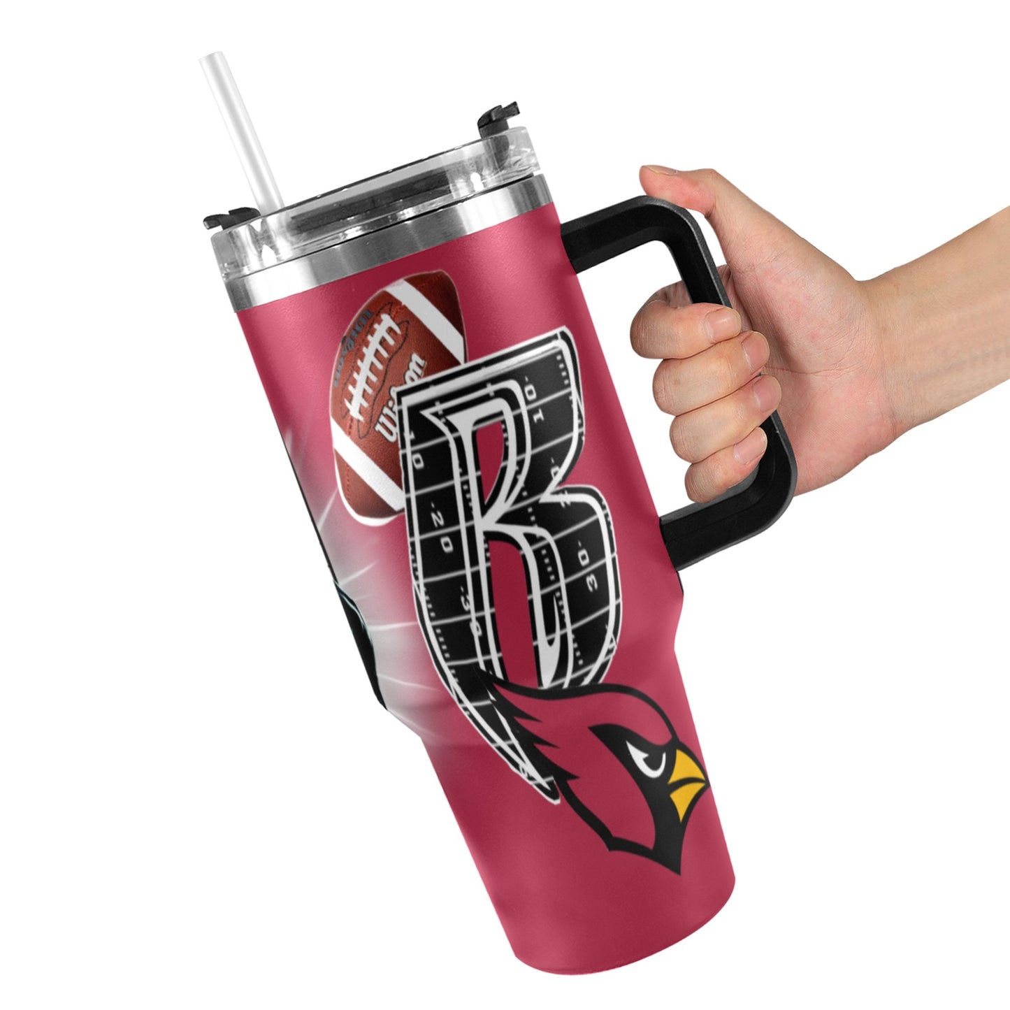 RR CARDINALS 40OZ STAINLESS STEEL TUMBLER 2025