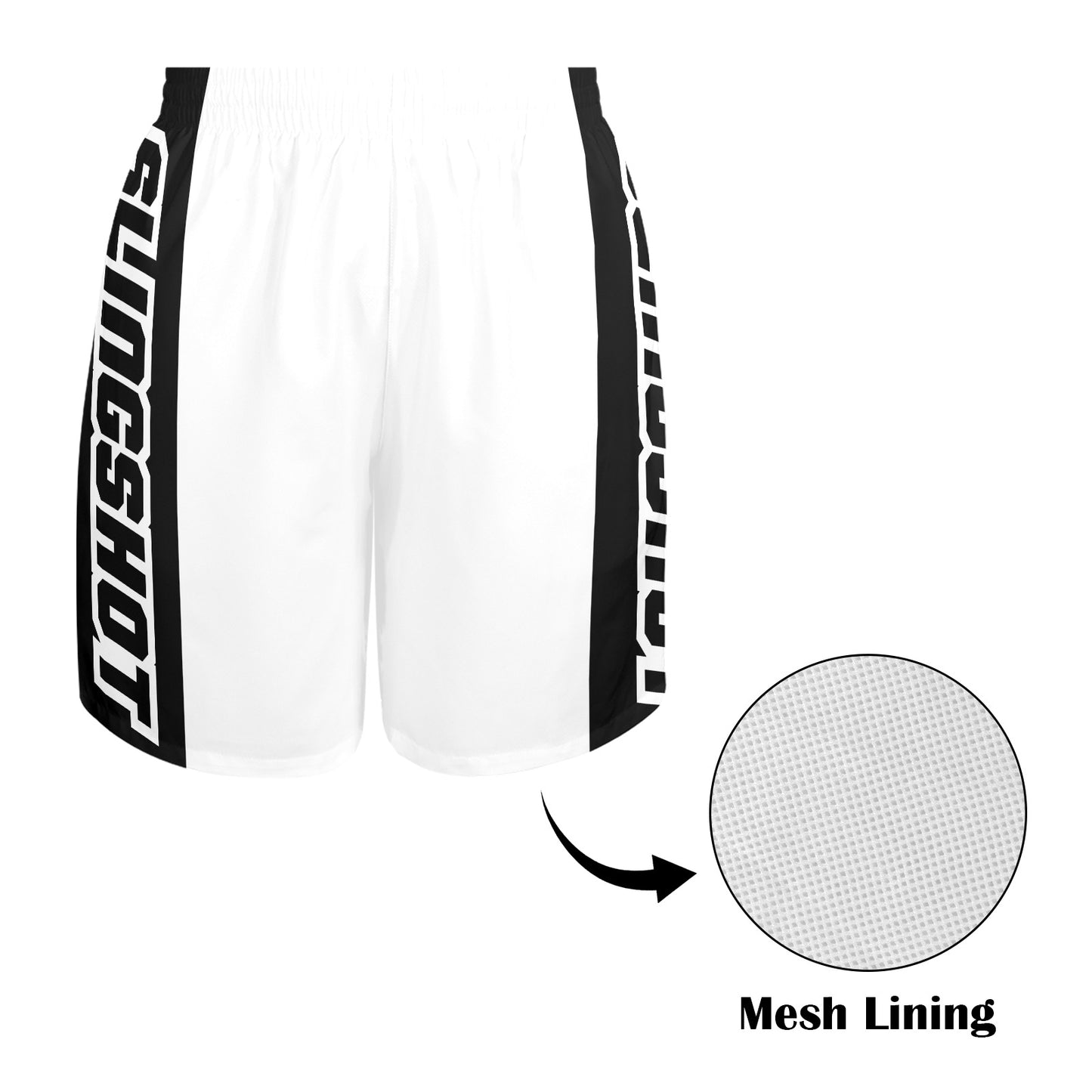 3>2 Mens Slingshot Shorts White