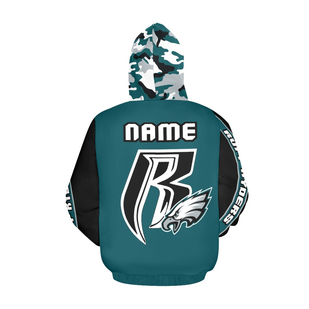 Philadelphia Eagles Hoodie Heavyweight Embroidered Fleece or Polyester Printed
