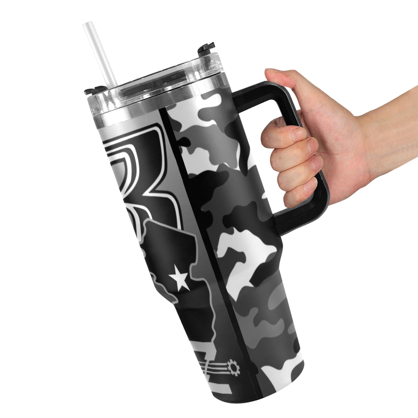Central JerZ 40oz Stainless Steel Tumbler City Camo