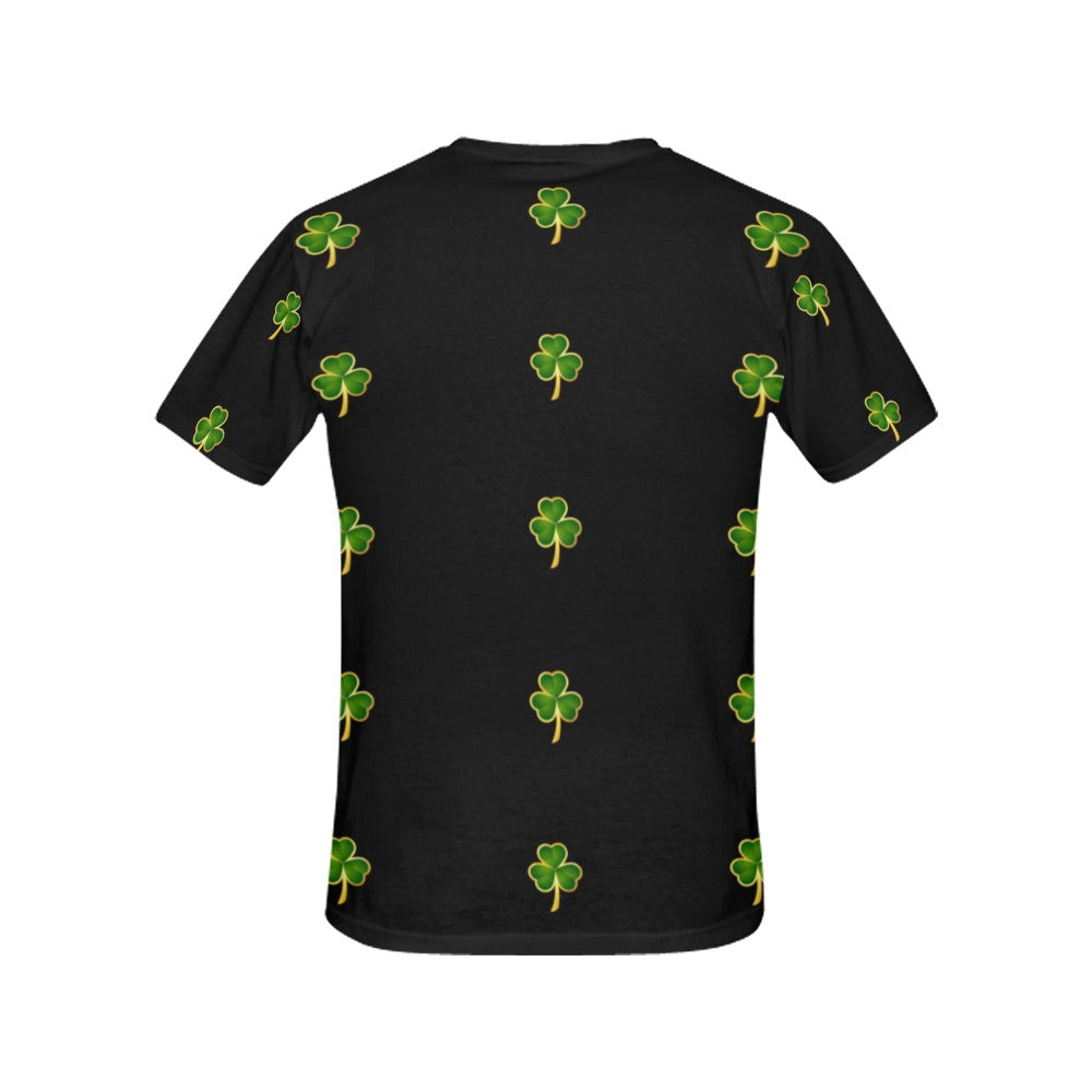 SP Green Diva All Over Print Womens Tee Blk