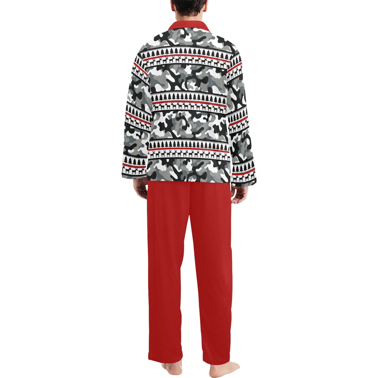RR Christmas Pajamas - Mens Camo/Red