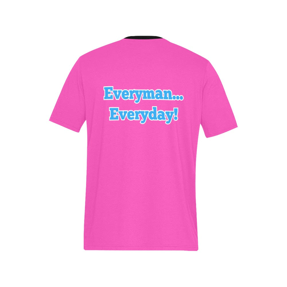 Wolverines Cancer Tee Pink Reg Cut