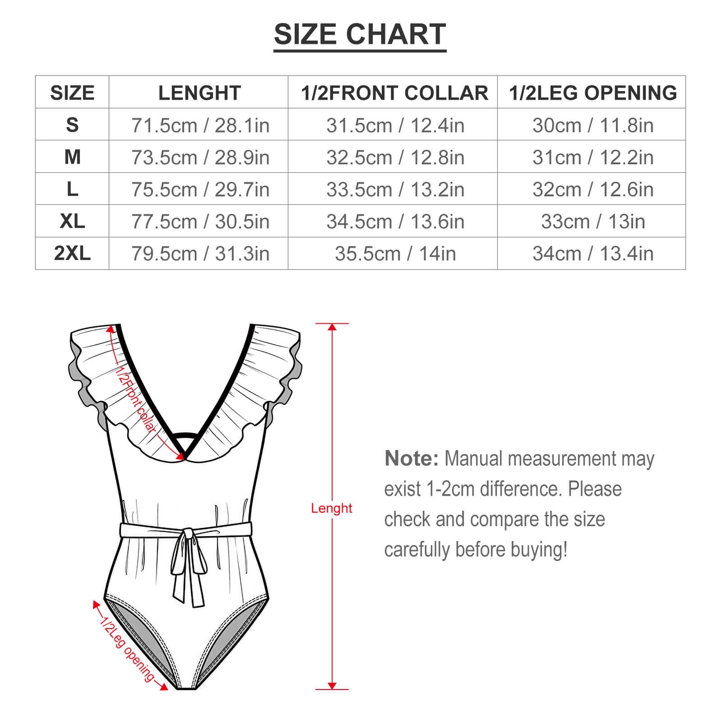 CMR Diva Ruffled Swimsuit