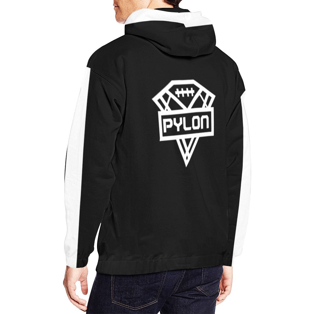 Pylon Printed Hoodie Blk