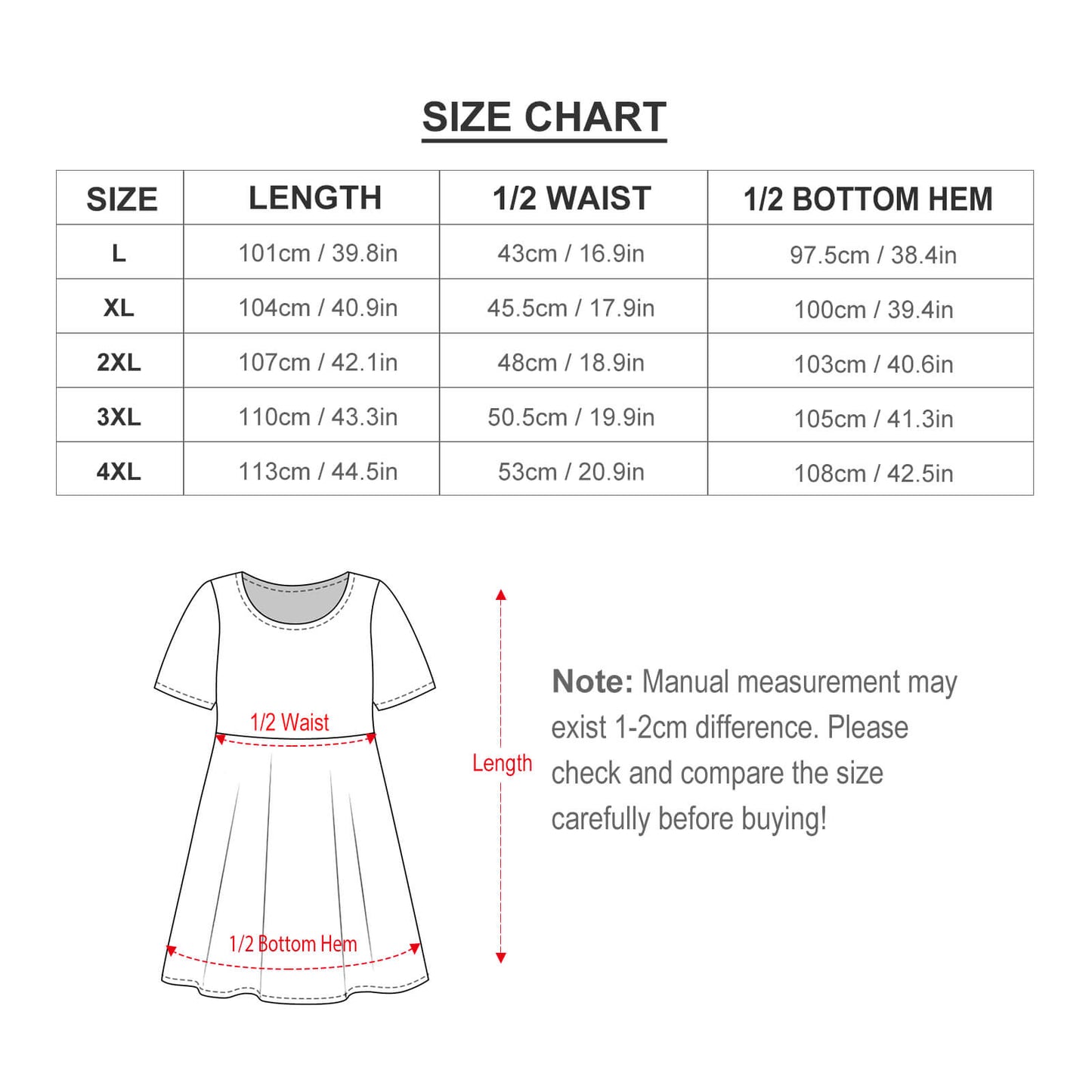CMR Short-Sleeve Swing Dress with Pockets