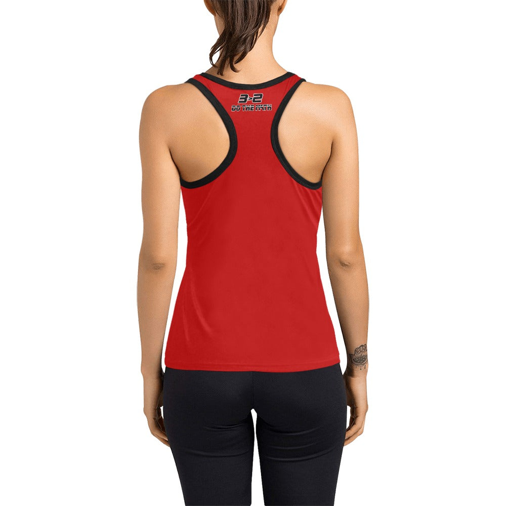 3>2 Womens Tank Slingshot Life Red