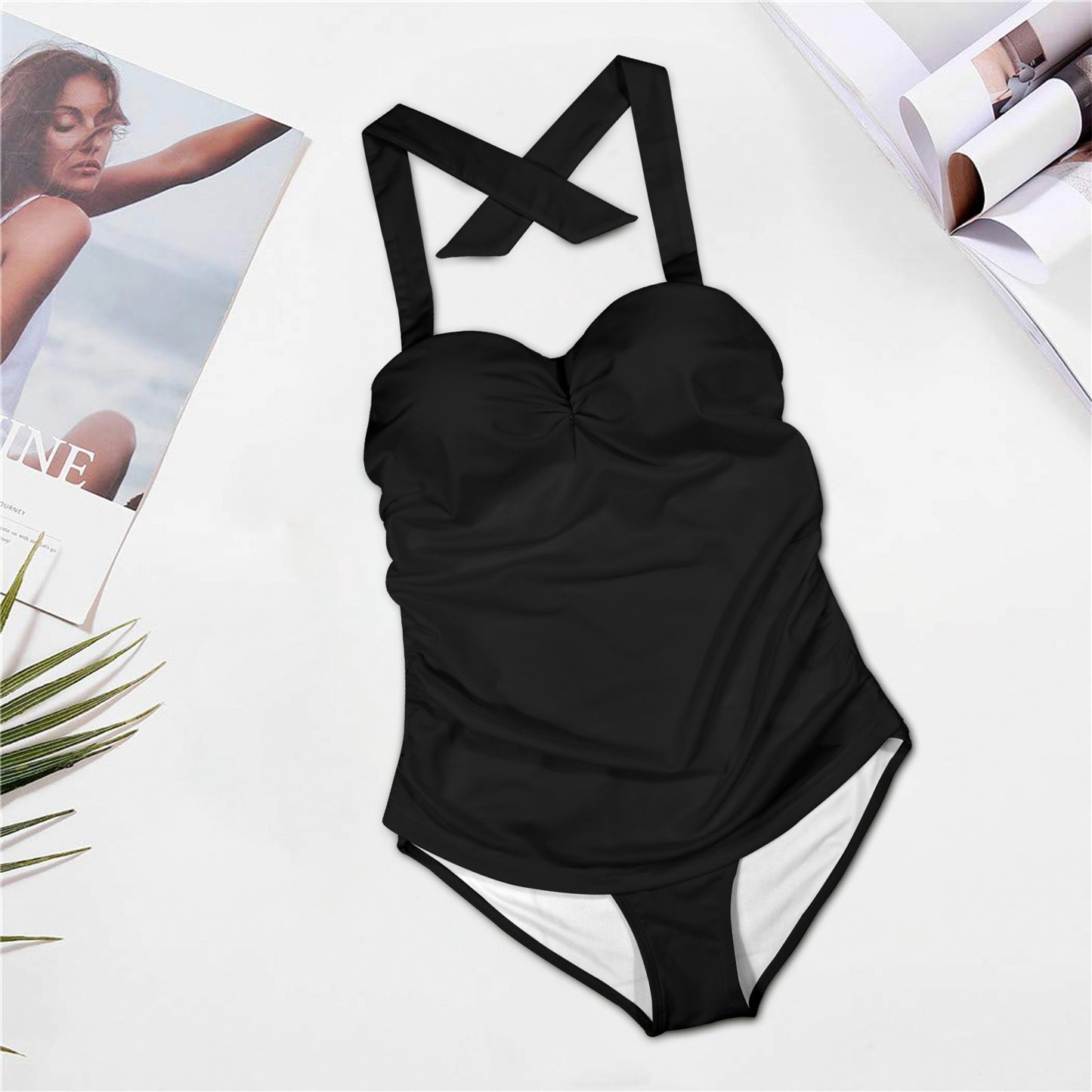 CMR Rouched One Piece Swimsuit