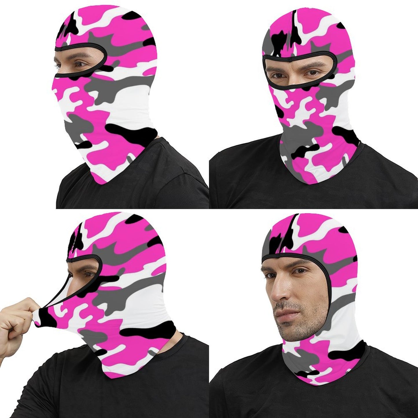 RR Full Mask Pink Camo