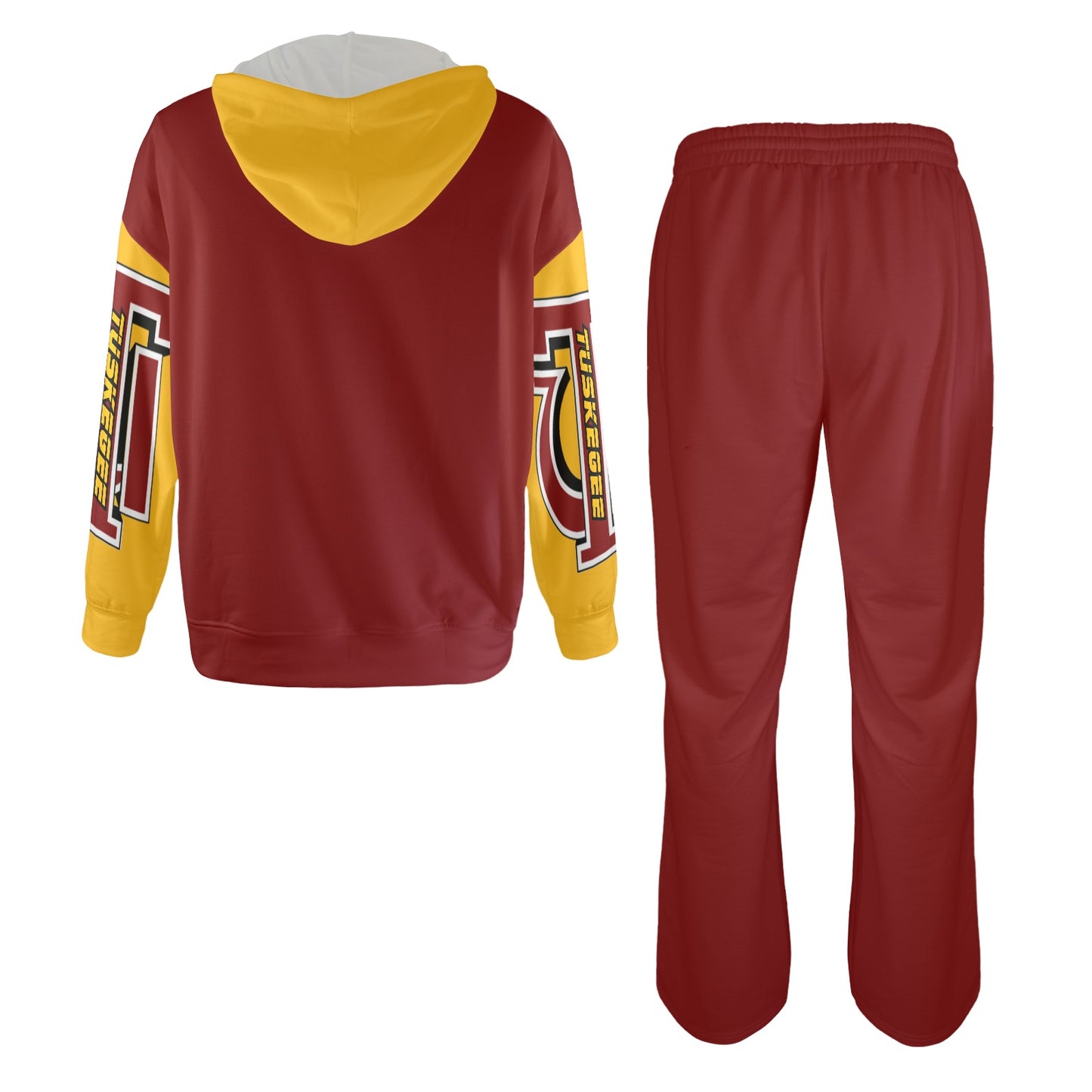 Tuskegee Two Piece Track Suit - Red/Gold