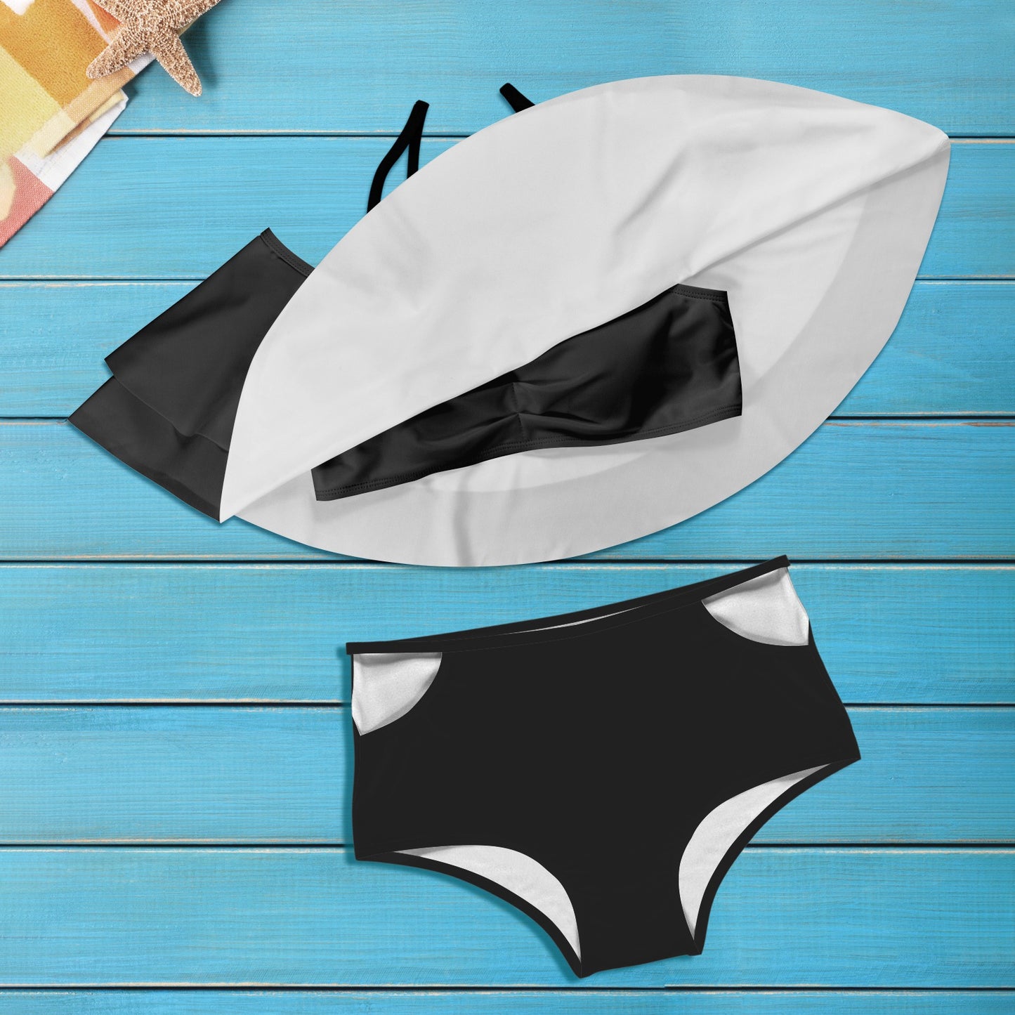 CMR Ruffled Off Shoulder Bikini