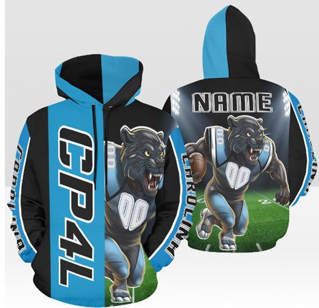 Carolina All Over Print Silky Hoodie