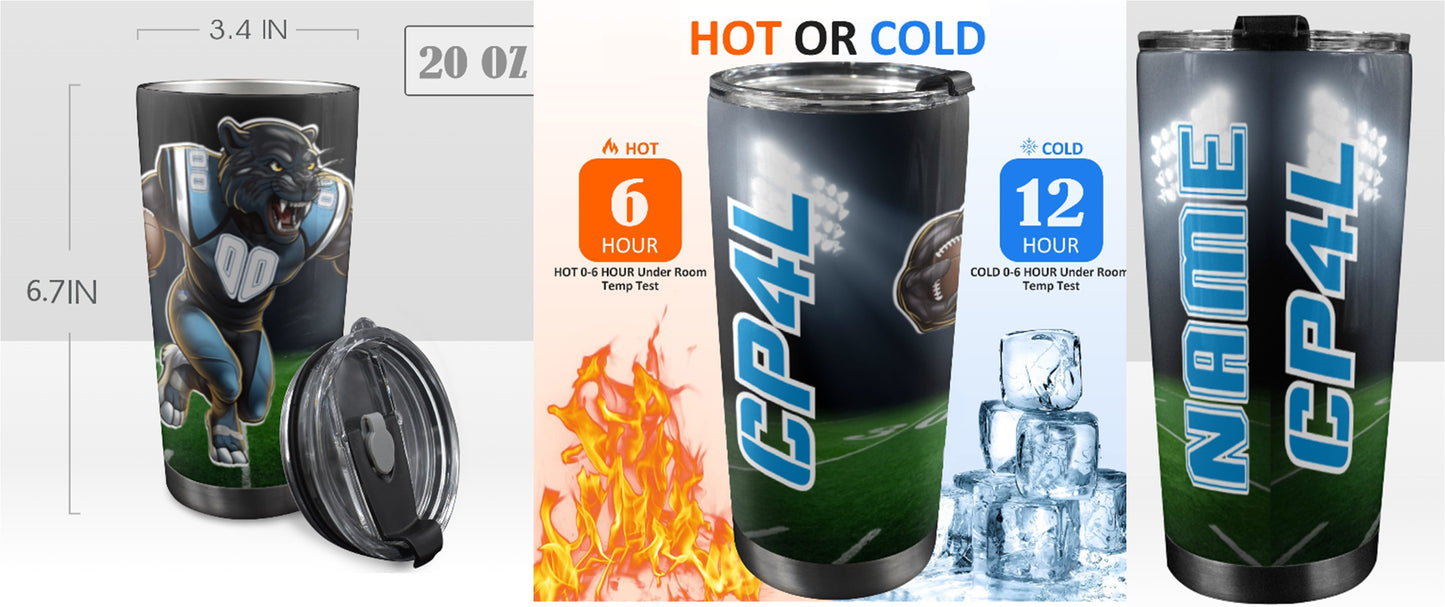 Carolina 20oz Mobile Tumbler with Lid (Add your name)