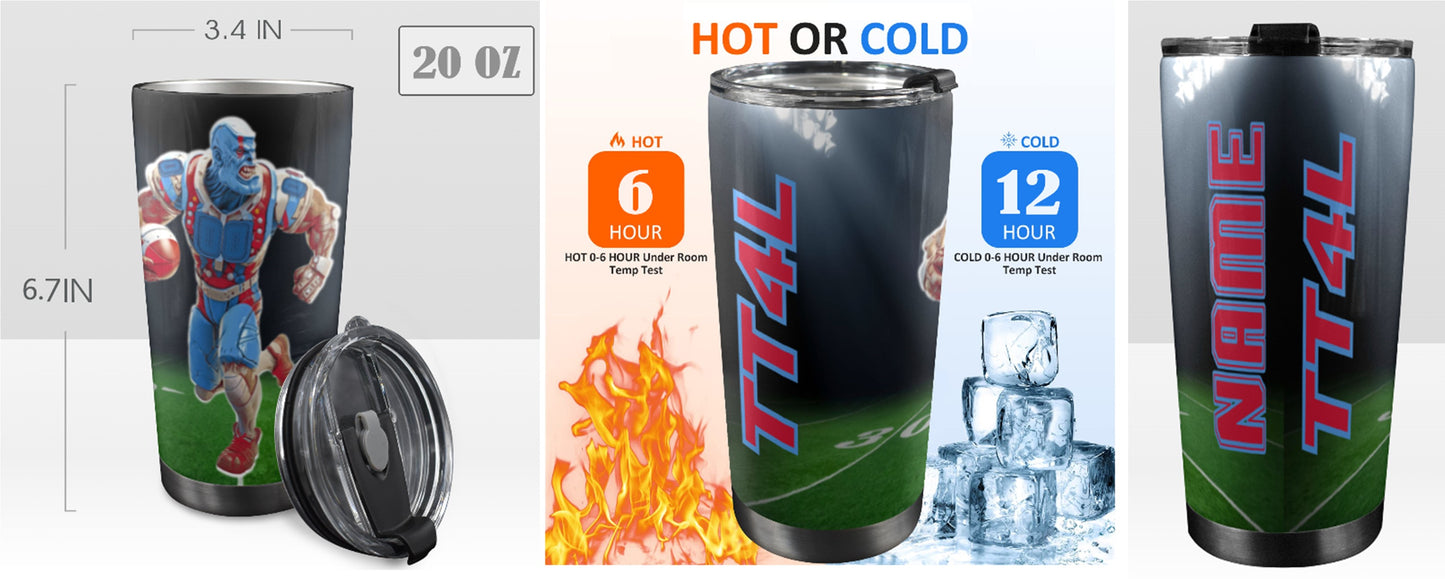 Tennessee 20oz Mobile Tumbler with Lid (Add your name)