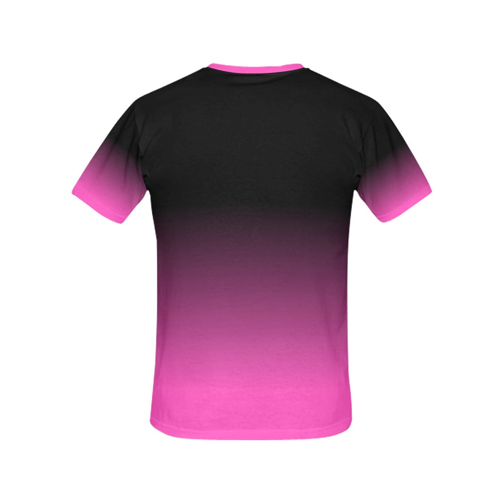 Wolverines Cancer Tee Gradient Womens Cut