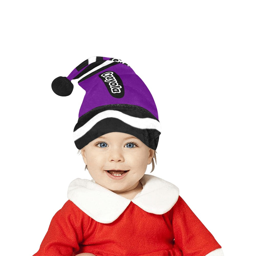 Santa Hat Crayola Purple