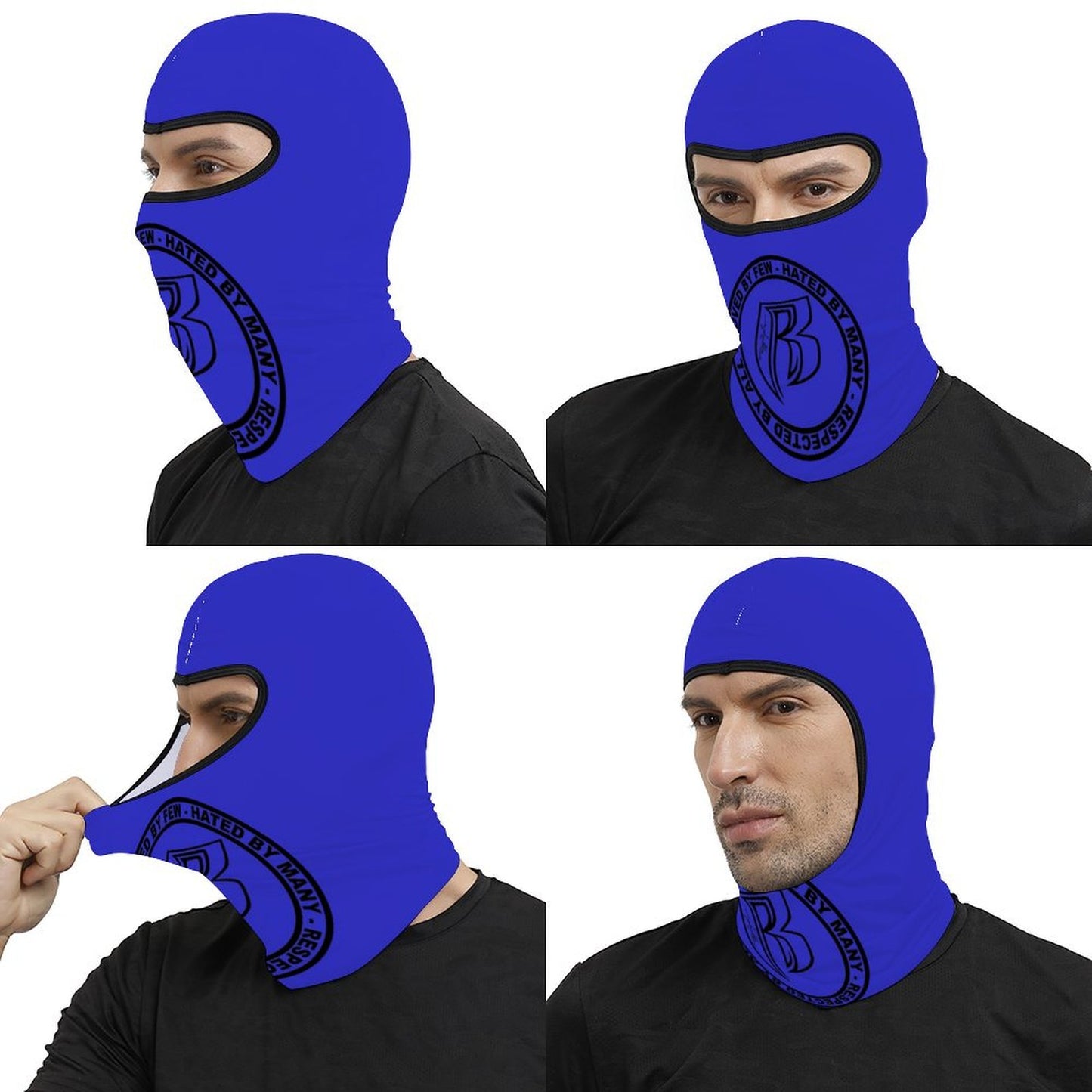 RR Full Mask Blue Logo