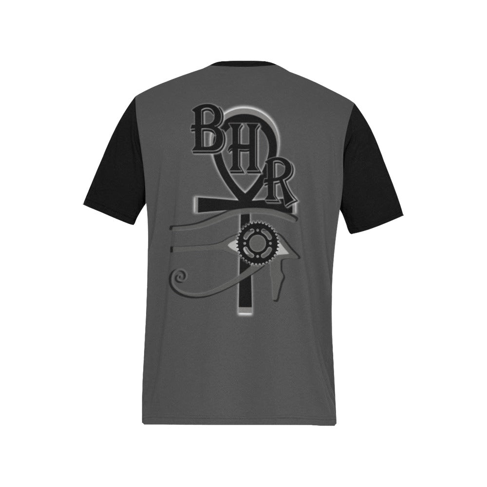 BHR Tee Half Face Blk Man - Gry