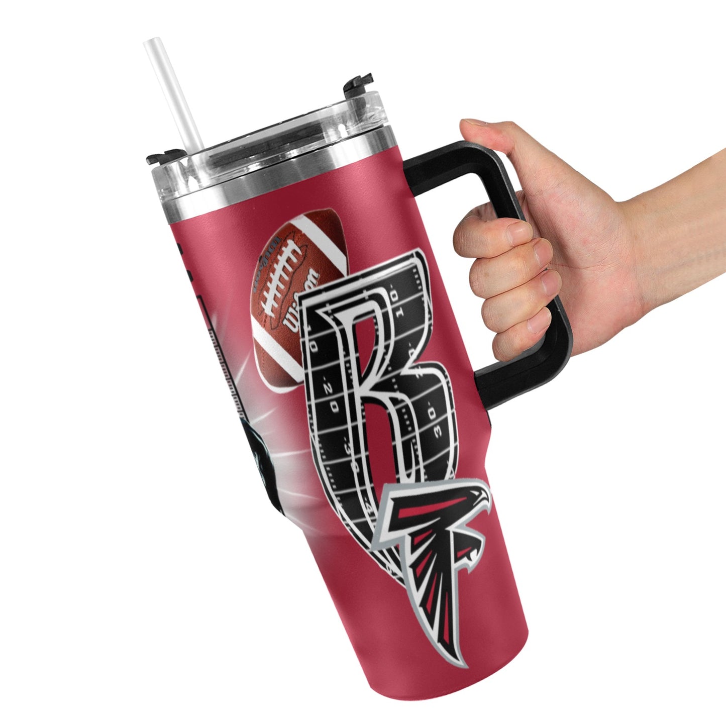 RR FALCONS 40OZ STAINLESS STEEL TUMBLER 2025