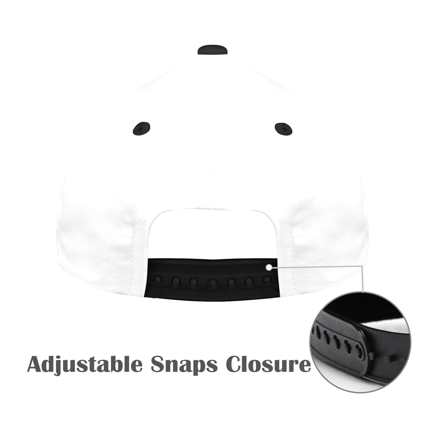 3>2 Snapback Cap Blk/Wht