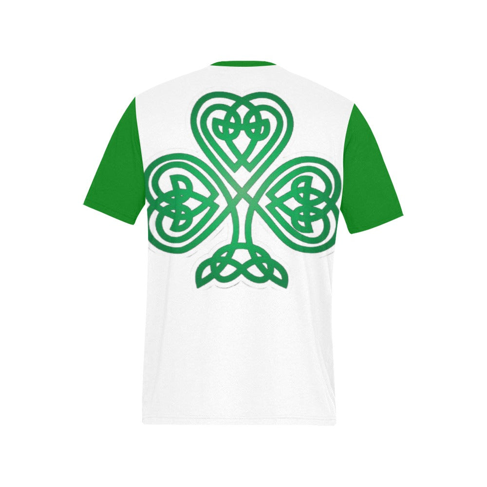 SP Big Daddy Shamrock All Over Print Mens Tee
