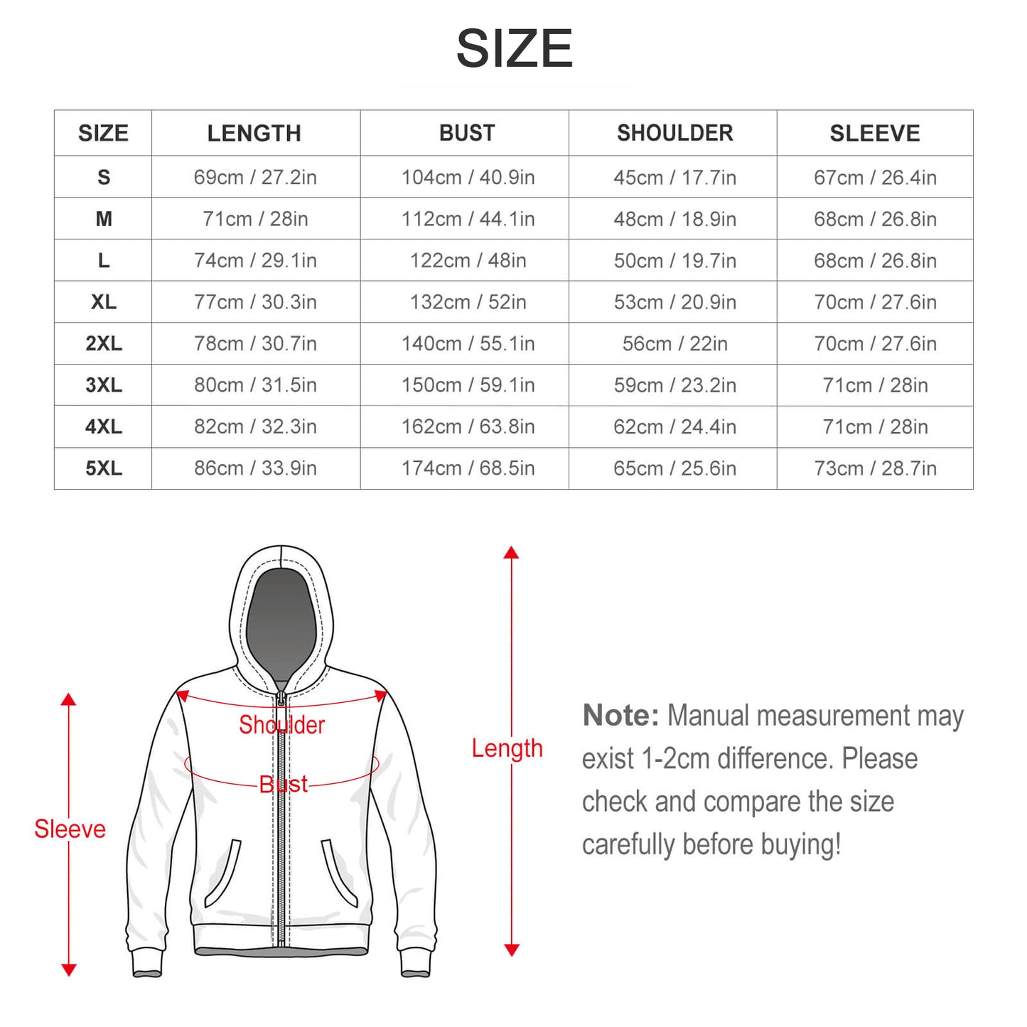 Pylon Double Layer Zippered Fleece Hoodie