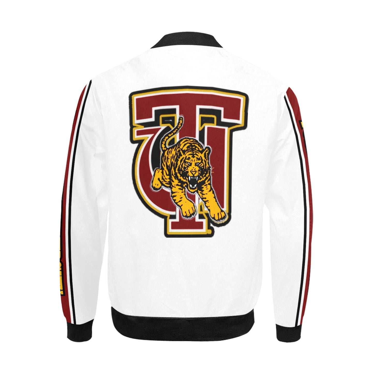 Tuskegee Bomber Jacket White - Matching joggers available.