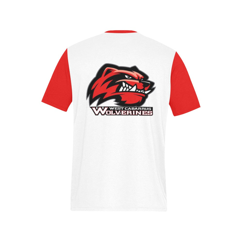 West Cabarrus Tee Wht/Rd