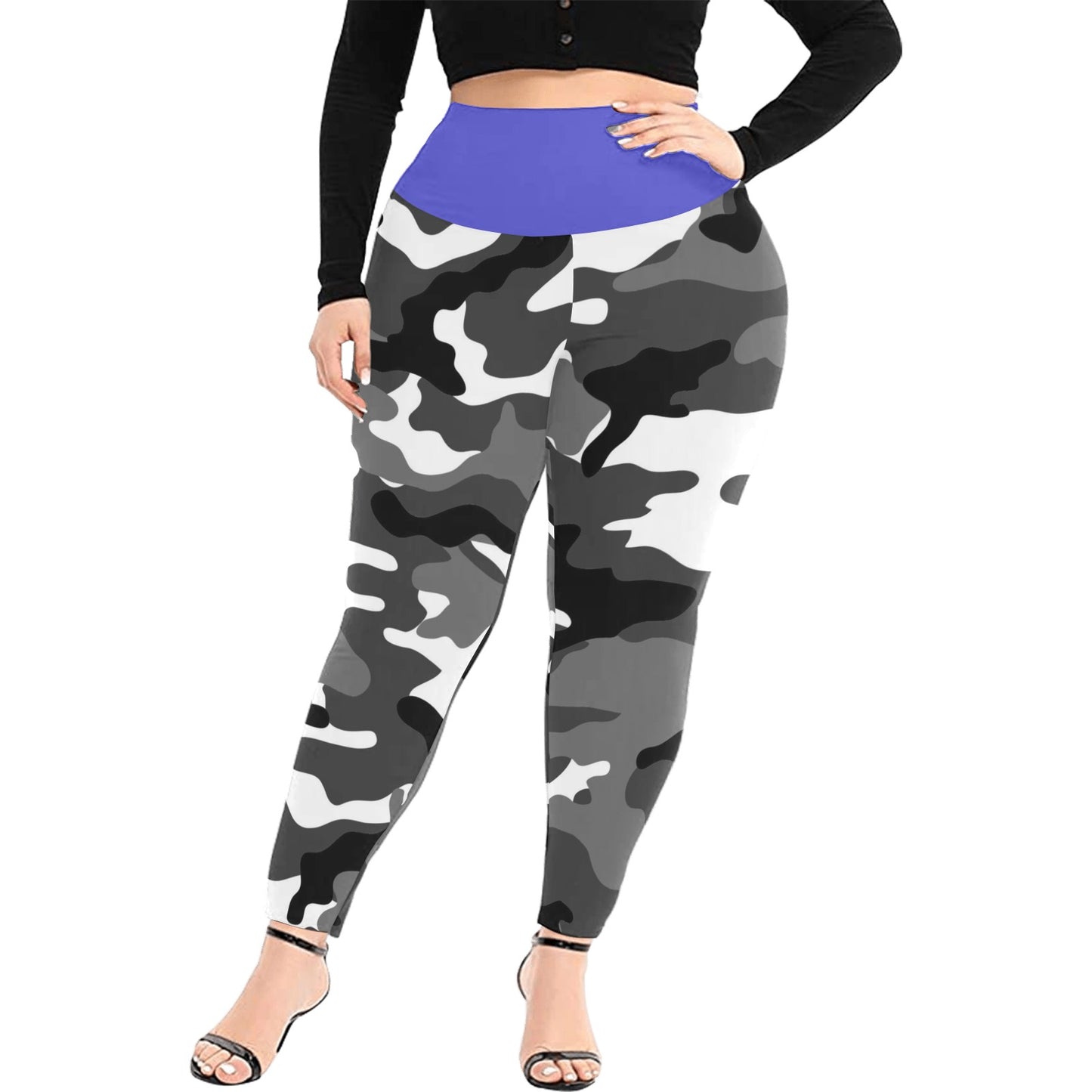 Plus Size High Waist Leggings