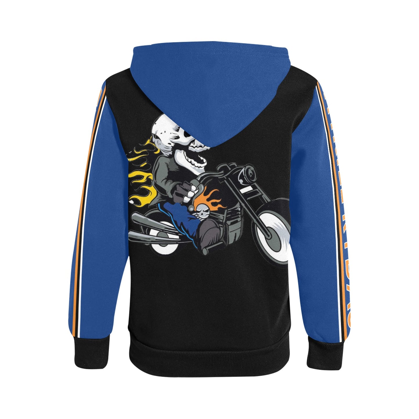 Thrill Rydas Kids Zippered Hoodie Blk/Blu