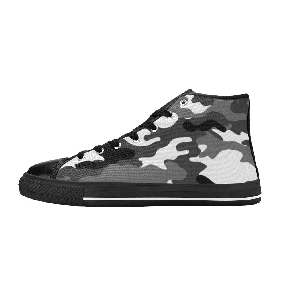 Mens High Top Canvas Shoes