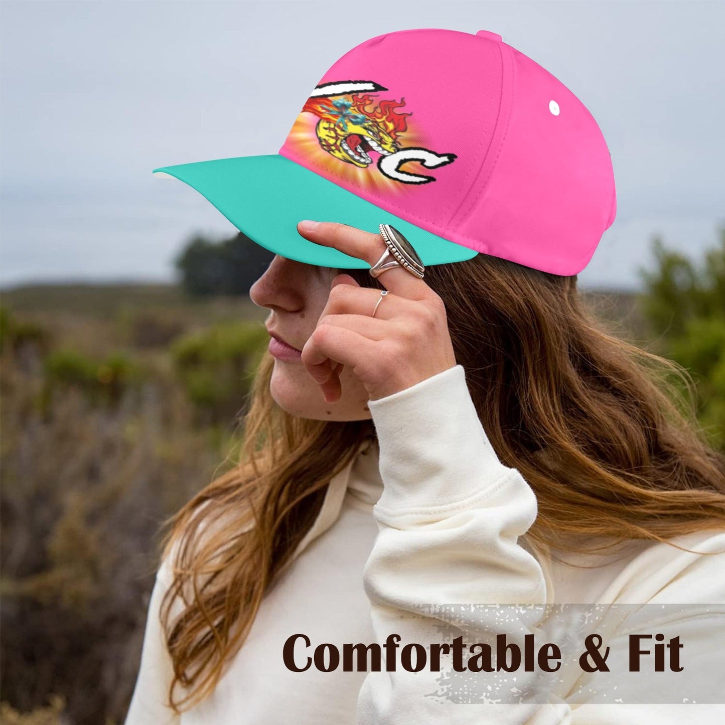 Waco Havoc Snapback Hat Pnk/Blu