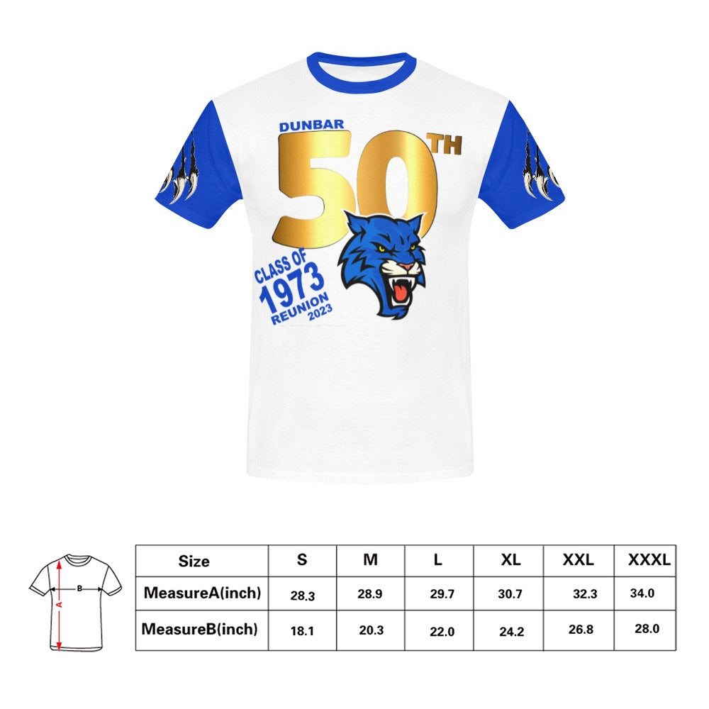 Dunbar Wildcats Tee Blu/Wht