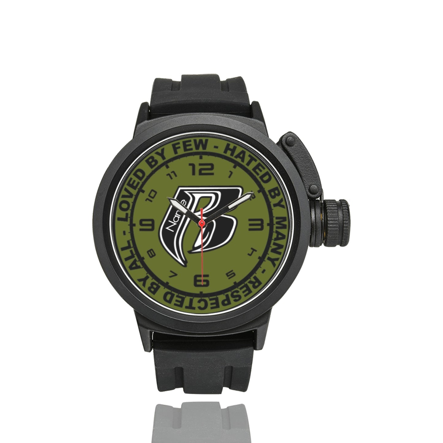 RR Sports Watch Army Green - Add your name.