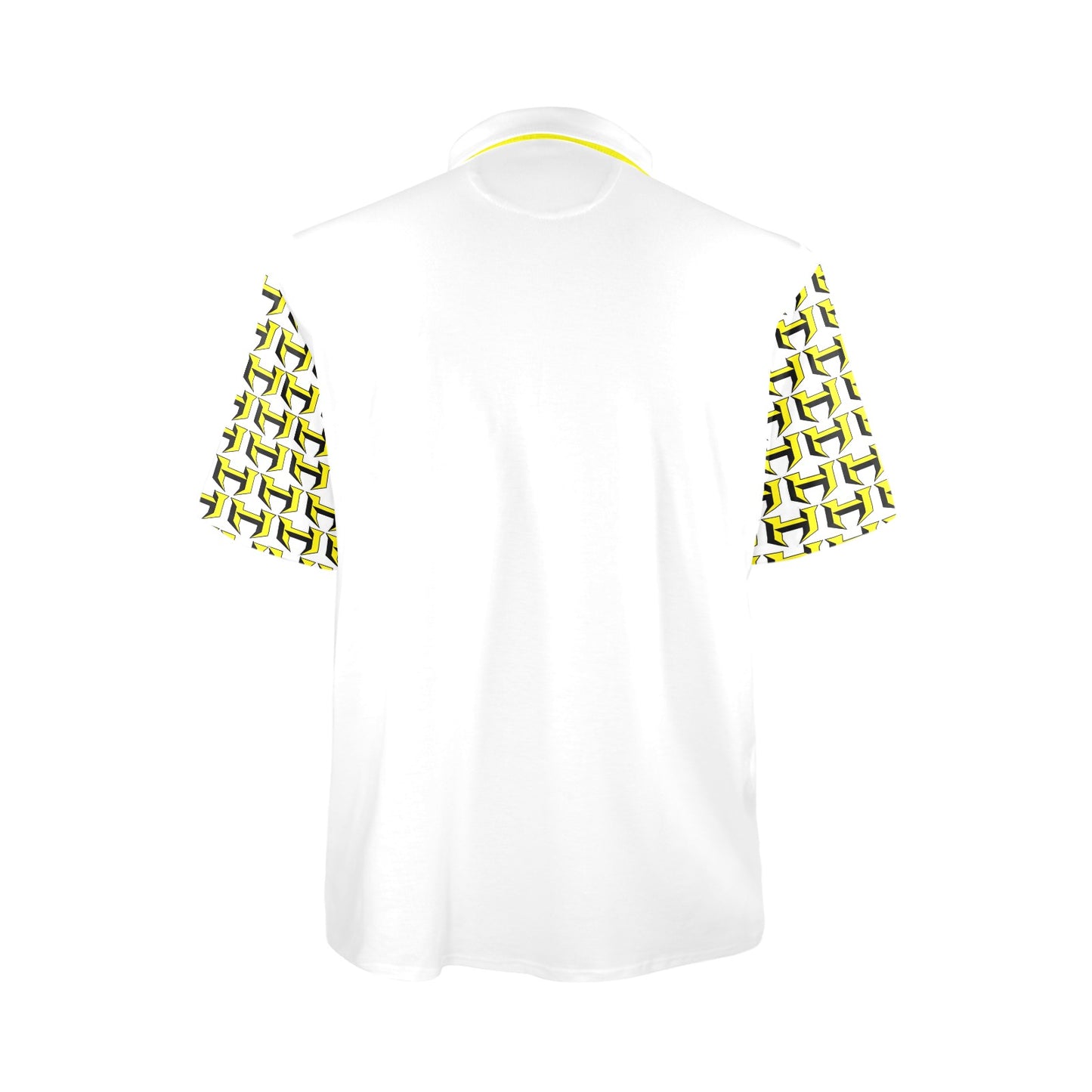 HYA Eagles Mens Polo H Print Wht