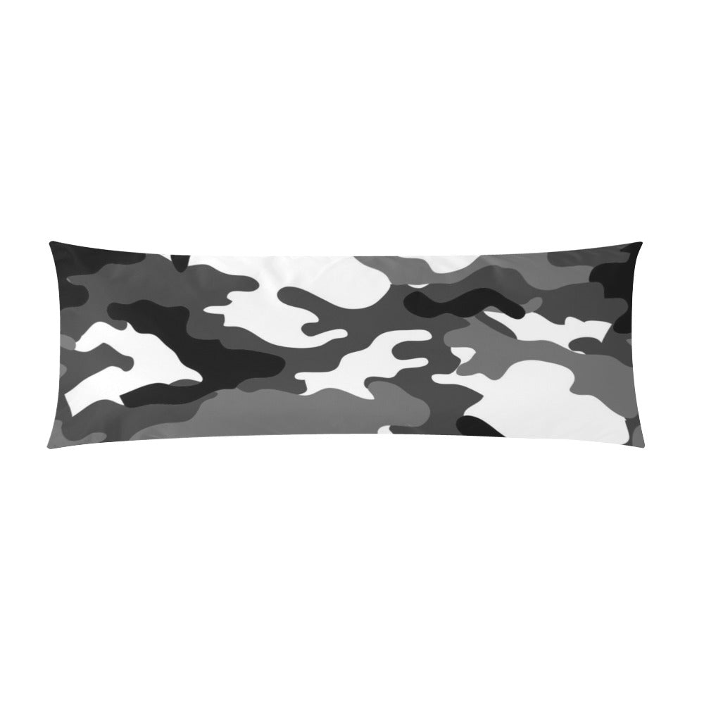 Camo Body Pillow Zippered Pillow Case 21"x60"