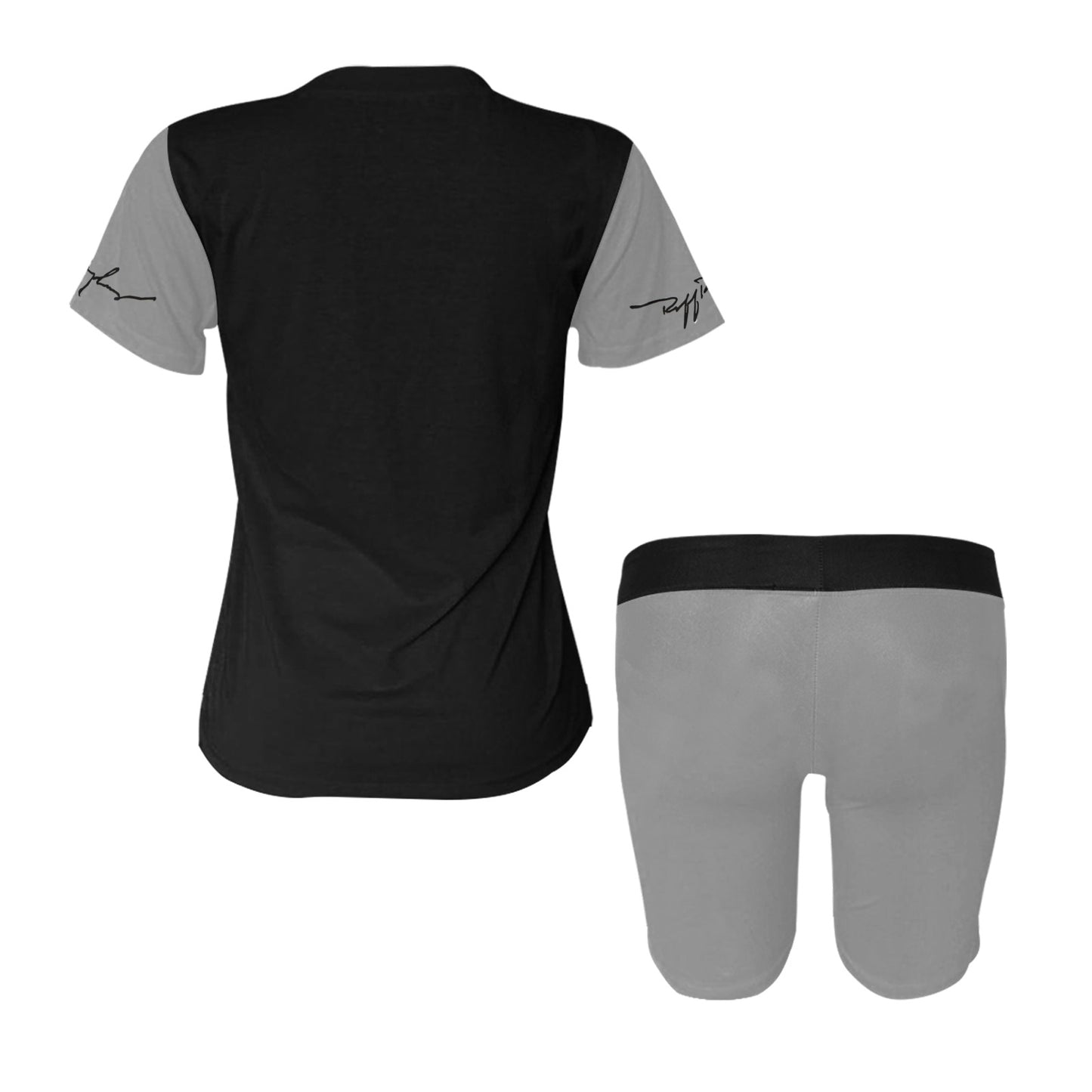 RR Womens Two Piece Set Blk/Gry