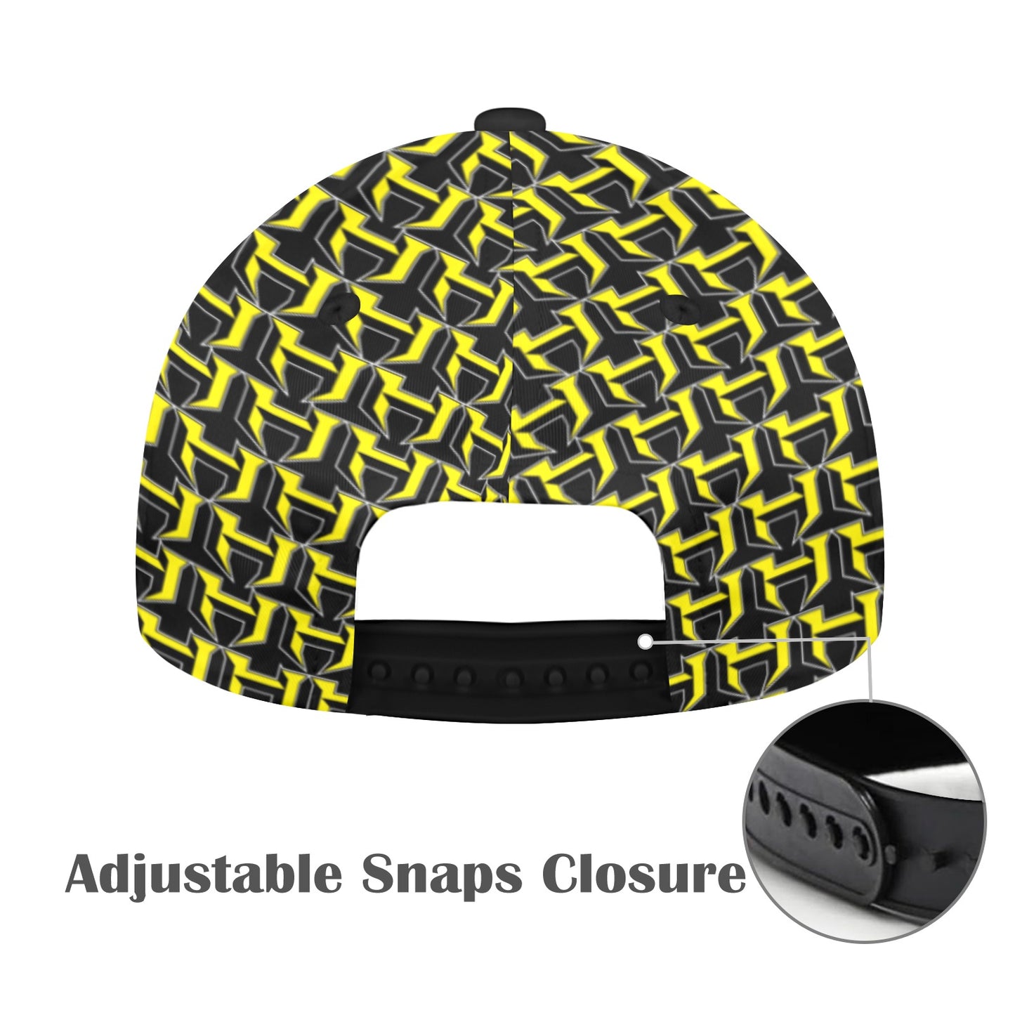 HYA Eagles Snapback Hat H Print Blk