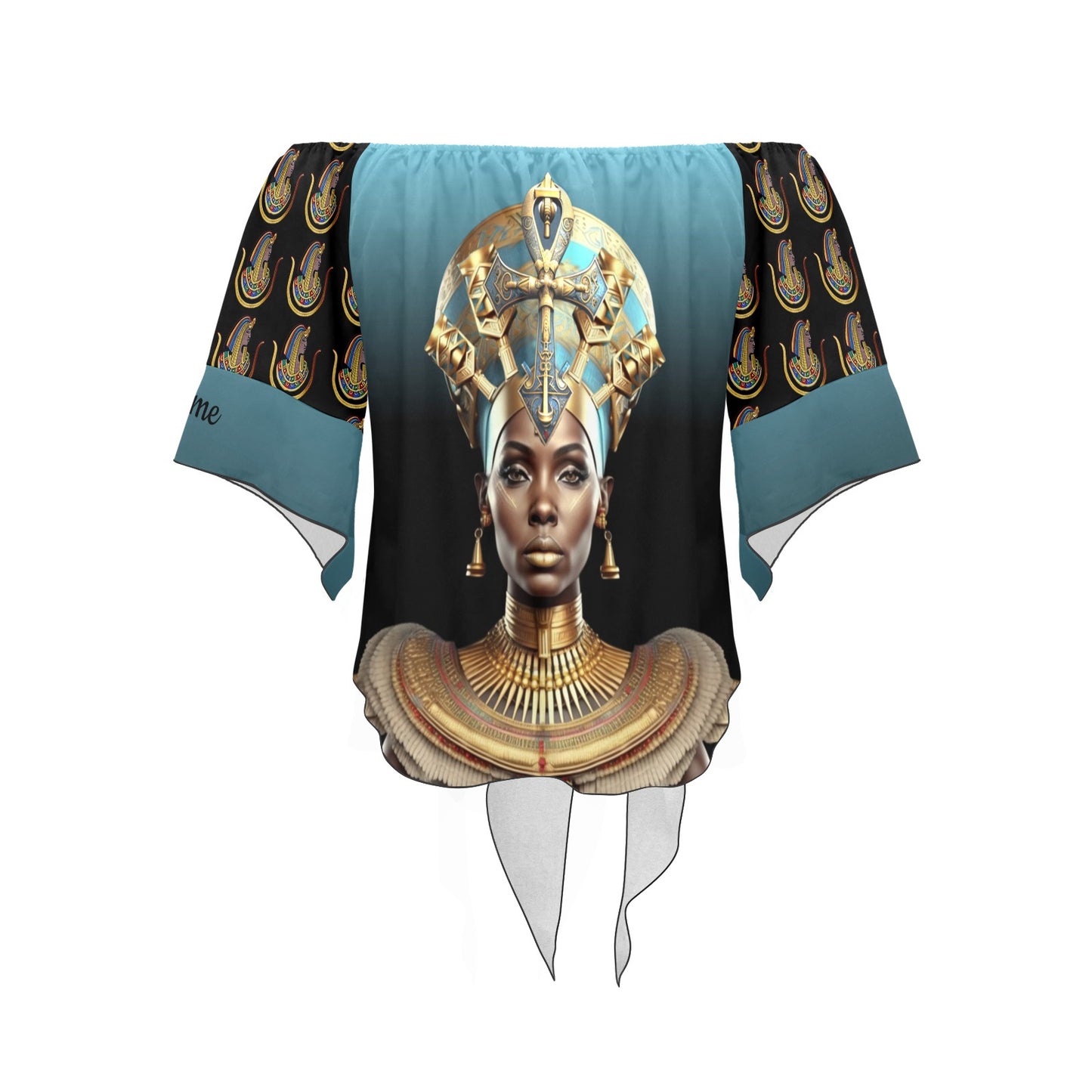 Nubian Queen Off the Shoulder Shirt (Add your name)