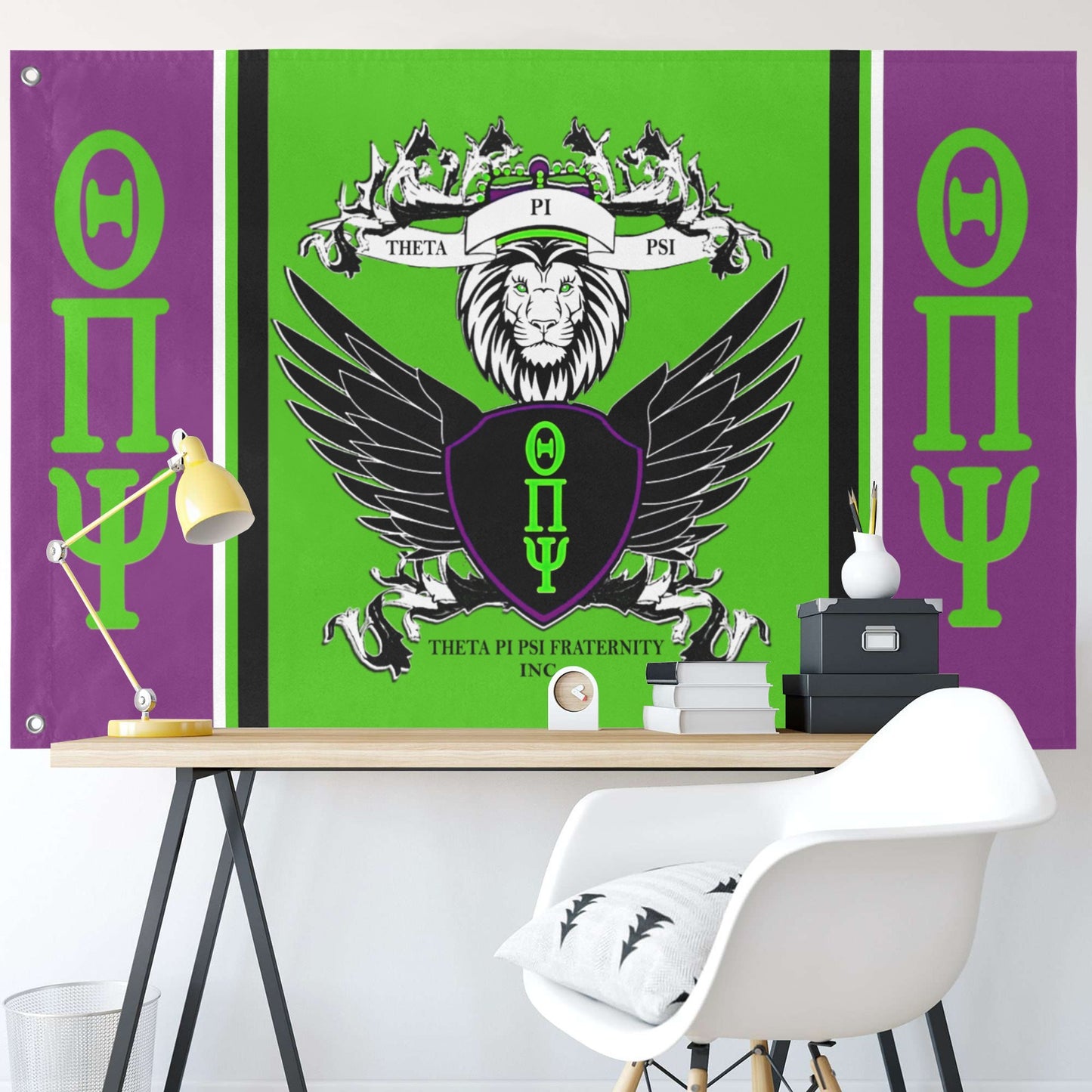 Theta Pi Psi Flag 2 8x5 Ft (96"x60") (One Side)