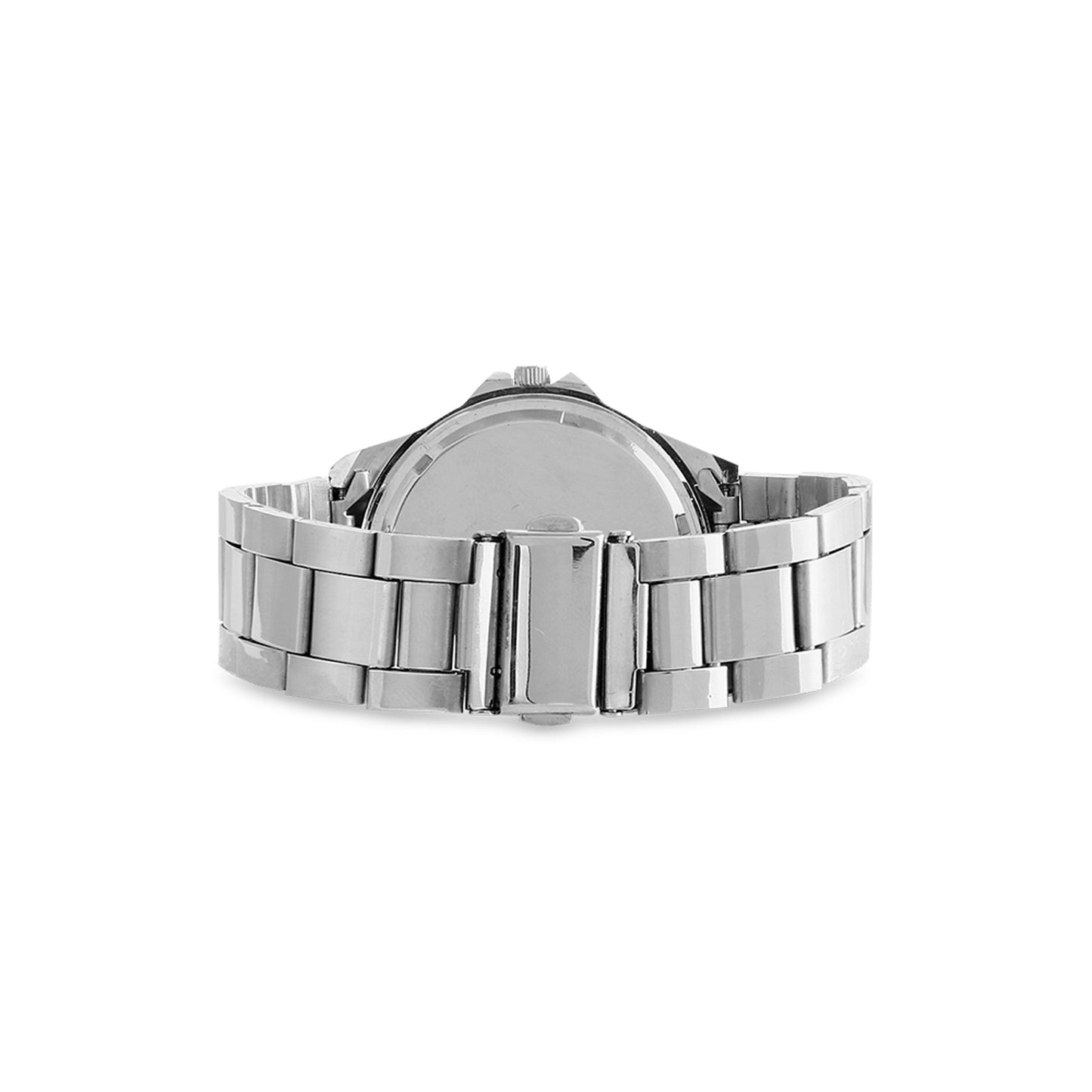 RR Unisex Stainless Steel Watch Baby Blue - Add your name.