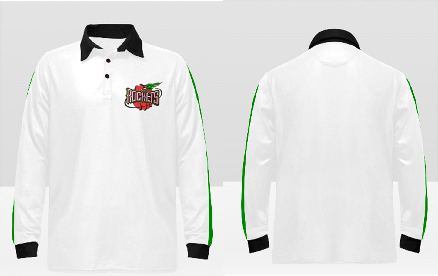 Rockets Coach Long Sleeve Polo Shirt